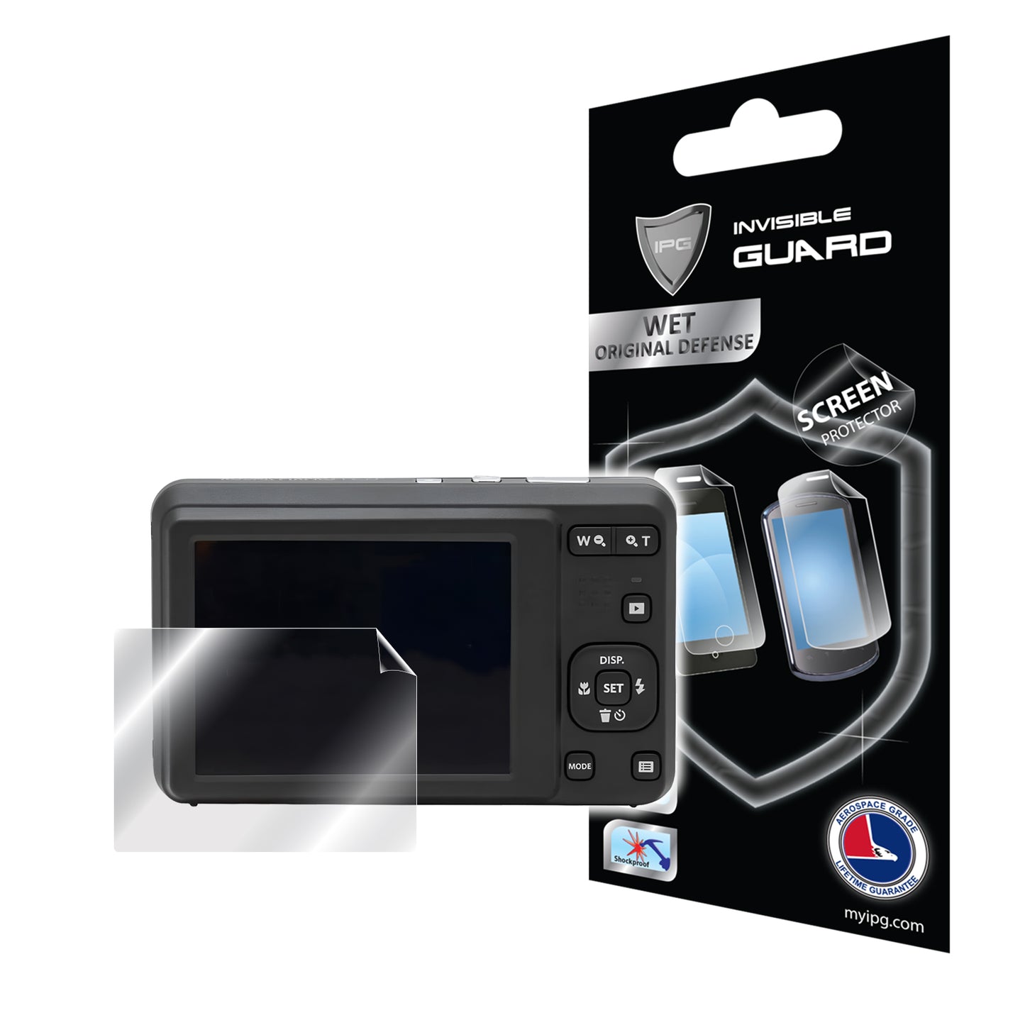 IPG Original for Kodak Pixpro FZ55 Digital Camera SCREEN Protector (2 Units) (Hydrogel)