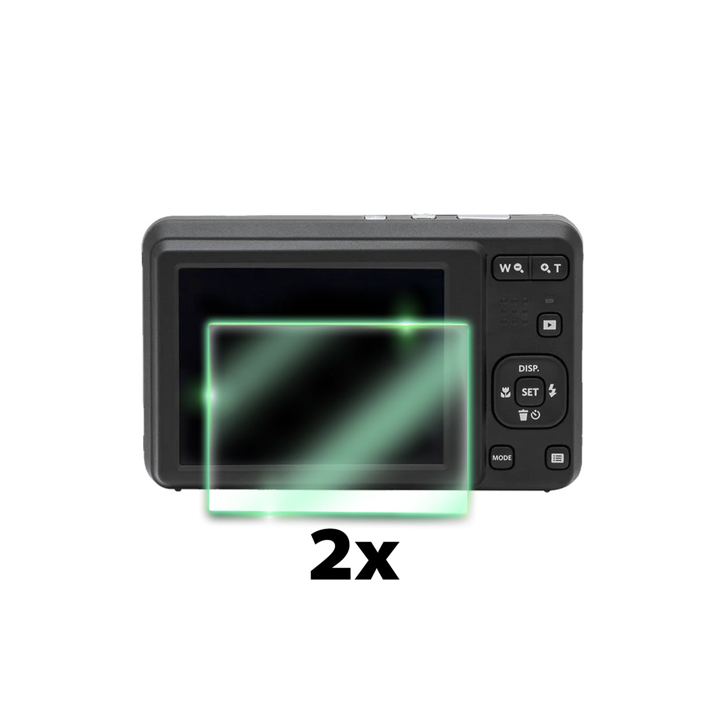 IPG FlexiGlass for Kodak Pixpro FZ55 Digital Camera  SCREEN Protector (2 Units)