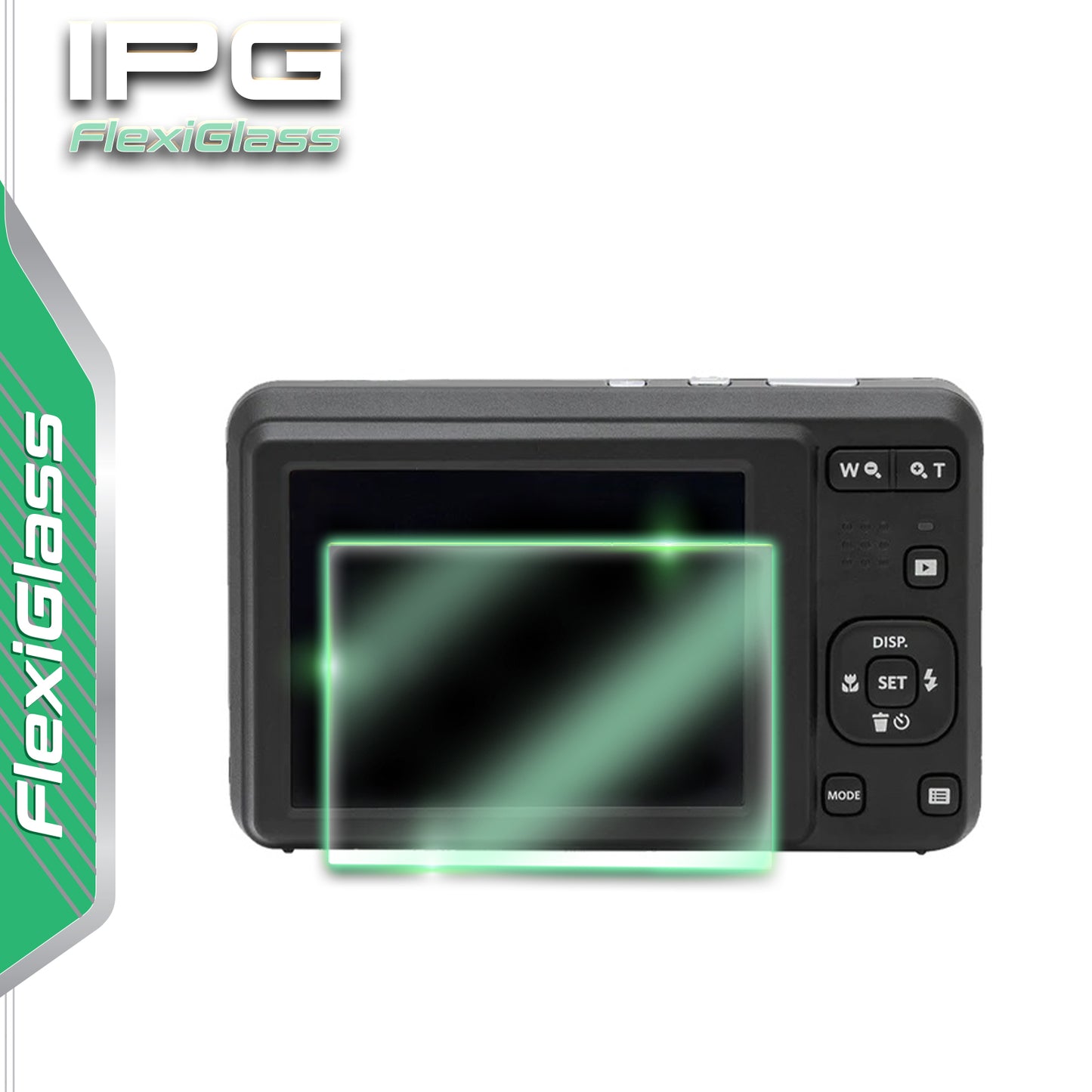 IPG FlexiGlass for Kodak Pixpro FZ55 Digital Camera  SCREEN Protector (2 Units)