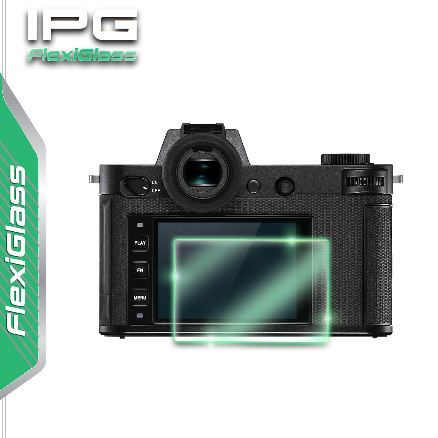 Leica SL2 Kamera için IPG FlexiGlass Ekran Koruyucu (2 Adet) 
