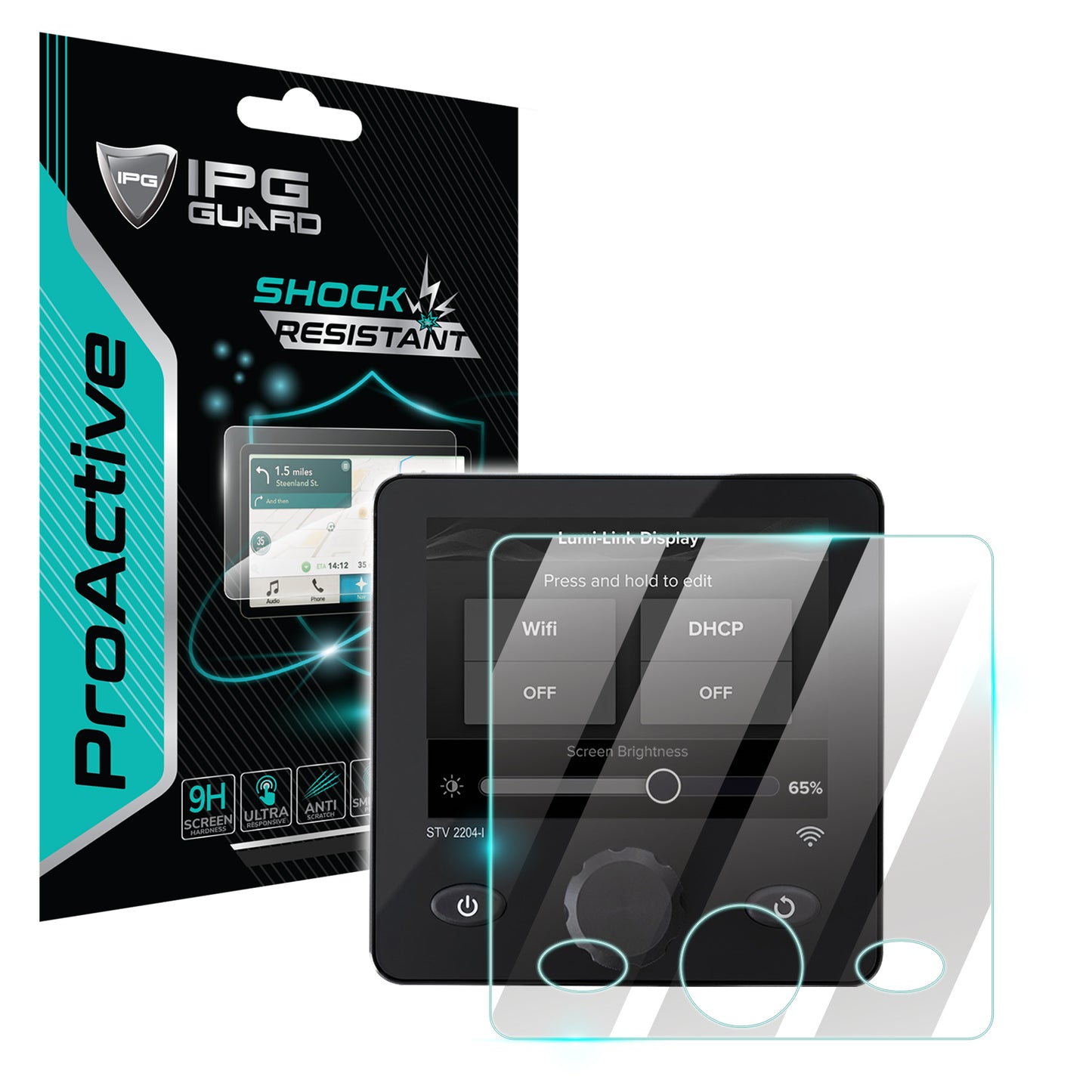 IPG ProActive for Lumishore Eos-Lux Supra 2204-i Display SCREEN Protector (2 Units)