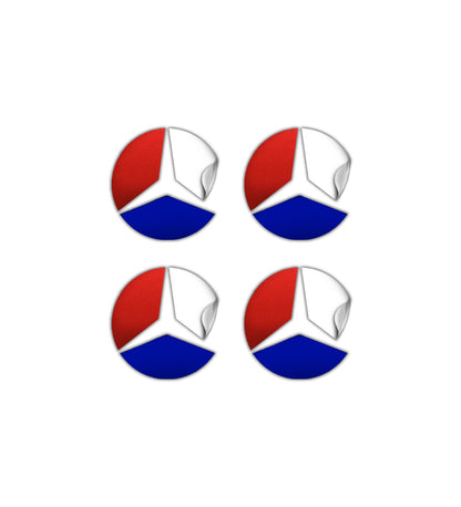 IPG Decal Compatible with Mercedes EQS/EQE/CLA-S Class/E-Class Center Cap Decal Kit