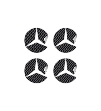 IPG Decal Compatible with Mercedes EQS/EQE/CLA-S Class/E-Class Center Cap Decal Kit