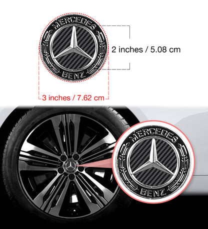 IPG Decal Compatible with Mercedes EQS/EQE/CLA-S Class/E-Class Center Cap Decal Kit