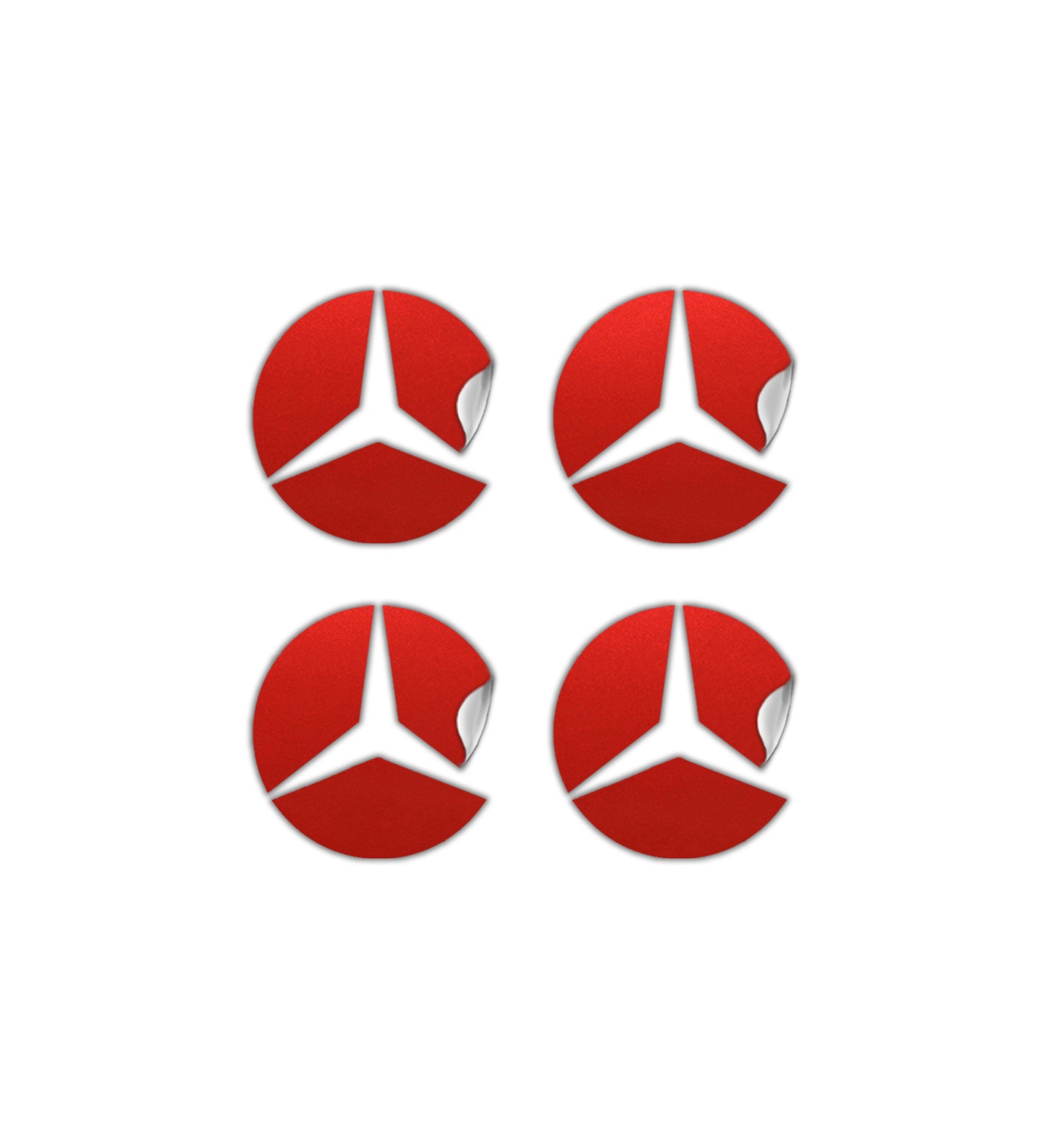 IPG Decal Compatible with Mercedes EQS/EQE/CLA-S Class/E-Class Center Cap Decal Kit