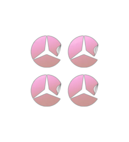 IPG Decal Compatible with Mercedes EQS/EQE/CLA-S Class/E-Class Center Cap Decal Kit