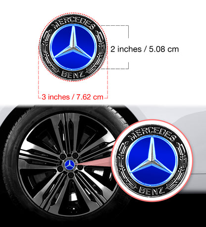 IPG Decal Compatible with Mercedes EQS/EQE/CLA-S Class/E-Class Center Cap Decal Kit