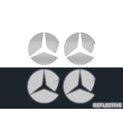 IPG Decal Compatible with Mercedes EQS/EQE/CLA-S Class/E-Class Center Cap Decal Kit