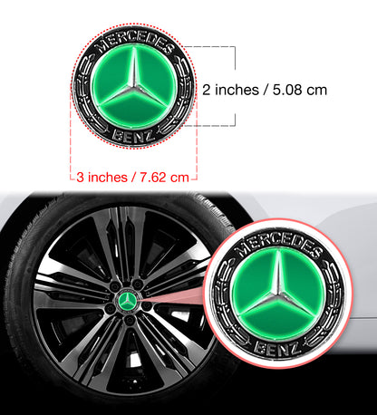 IPG Decal Compatible with Mercedes EQS/EQE/CLA-S Class/E-Class Center Cap Decal Kit