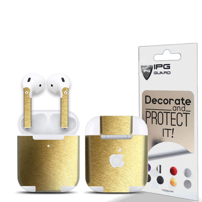 AirPods 1-2 dış kasa ve kulaklık üzeri için IPG Dekoratif Koruyucu Sticker Etiket Aksesuar Vinil