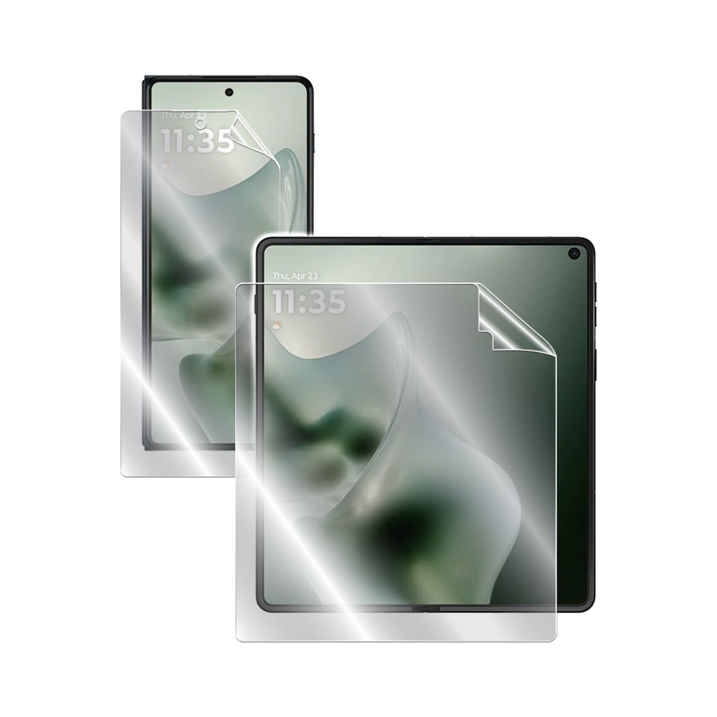 Motorola Razr Fold İçin IPG Orijinal Tam Kaplama (İç, Dış Ekran) Koruyucu (Hidrojel)