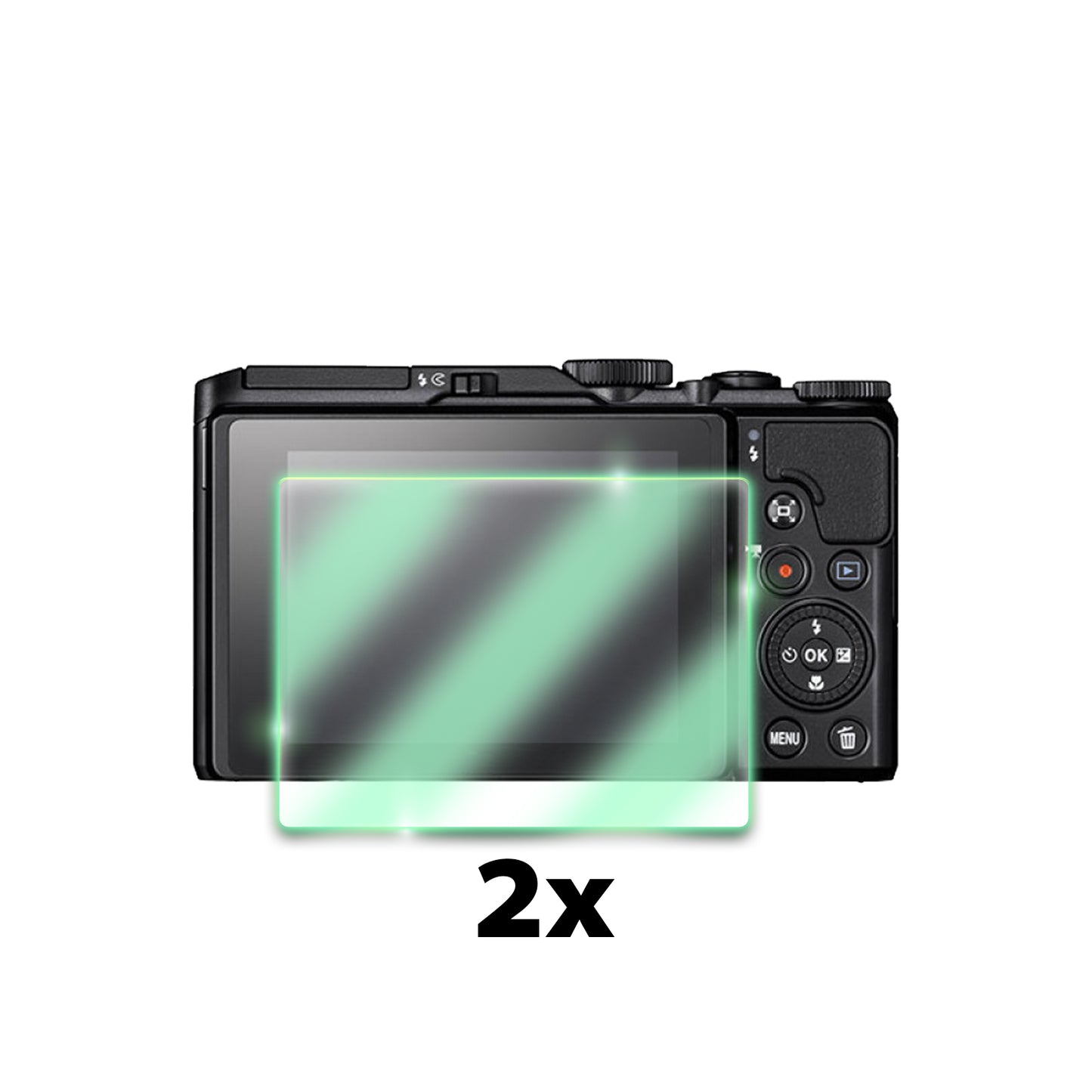 Nikon Coolpix A900 Dijital Kamera için IPG FlexiGlass Ekran Koruyucu (2 Adet) 