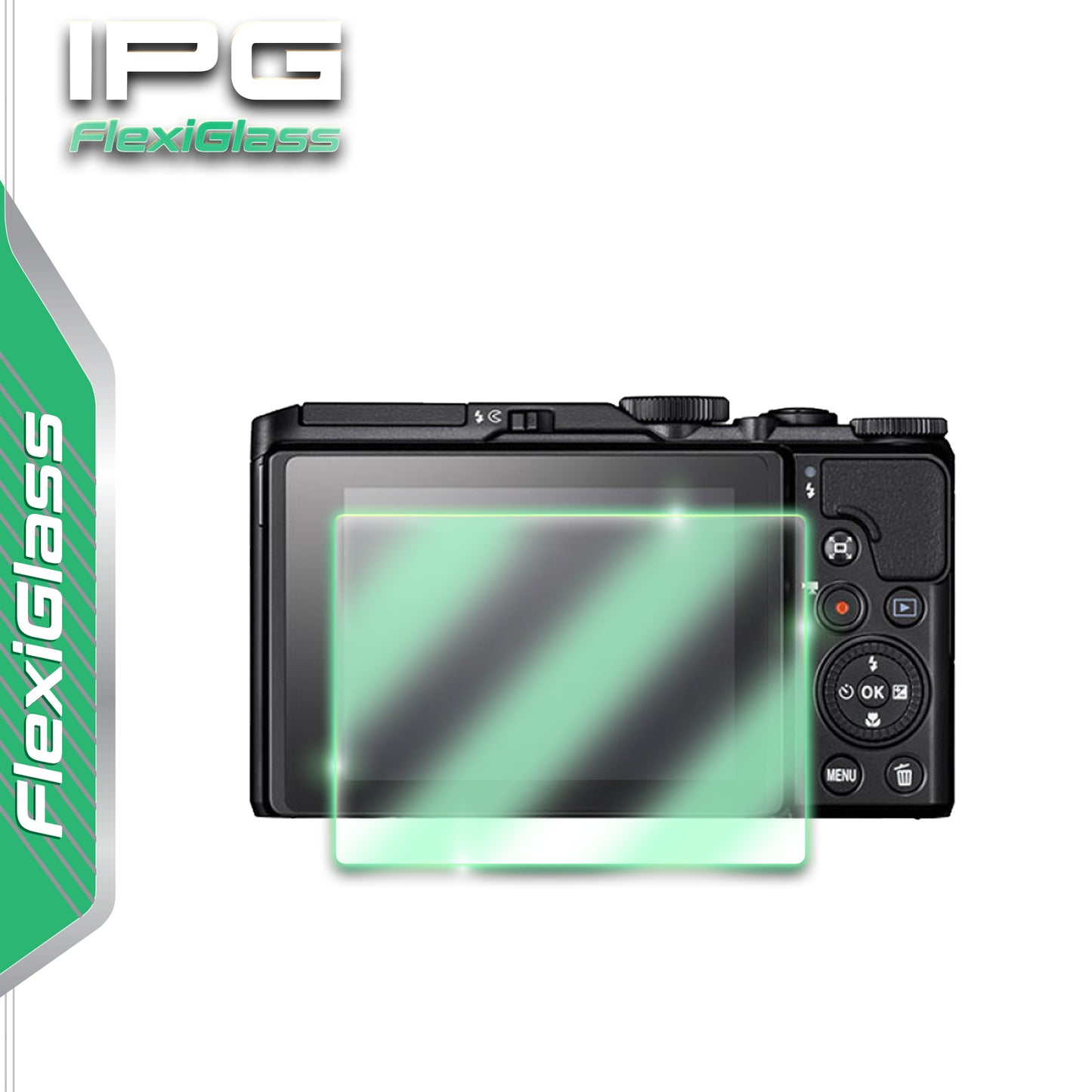 Nikon Coolpix A900 Dijital Kamera için IPG FlexiGlass Ekran Koruyucu (2 Adet) 