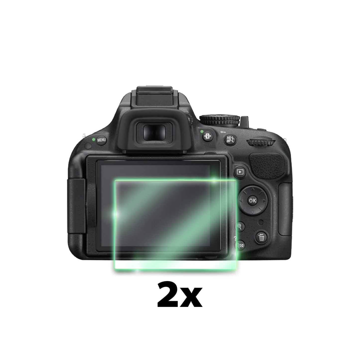 Nikon D5200 Dijital Kamera için IPG FlexiGlass Ekran Koruyucu (2 Adet) 