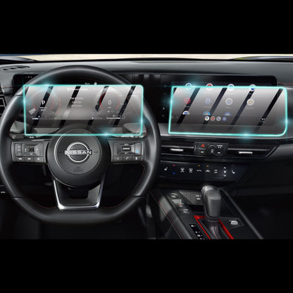 Nissan Kicks - Kicks SV/SR 12.3" inç Gösterge Paneli ve Navigasyon için 9H Nano IPG ProActive 2'li Ekran Koruyucu