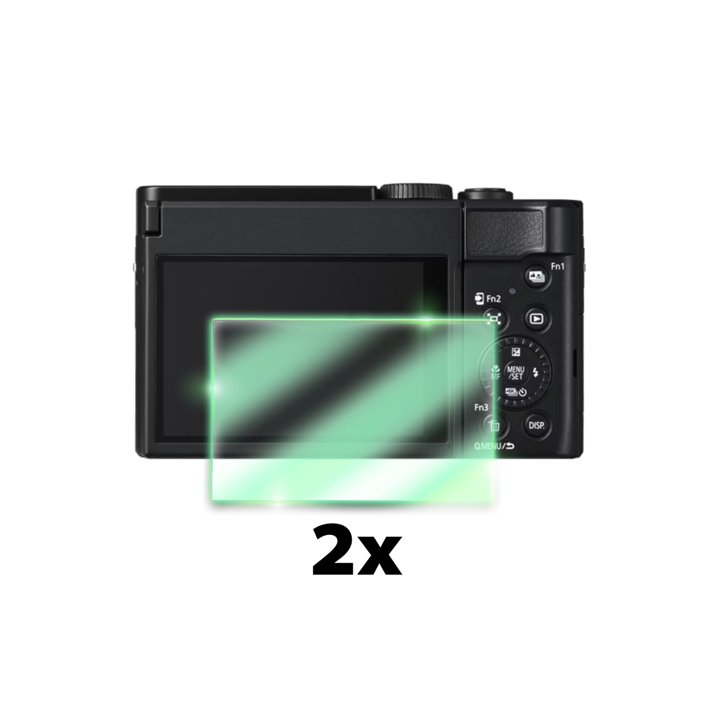 IPG FlexiGlass for Panasonic Lumix TZ99 Camera SCREEN Protector (2 Units)