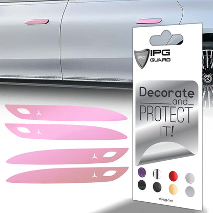 IPG Decorative for Mercedes EQS/EQE/CLA-S Class/E-Class Door Handle Kit Decal Sticker Wrap Kit