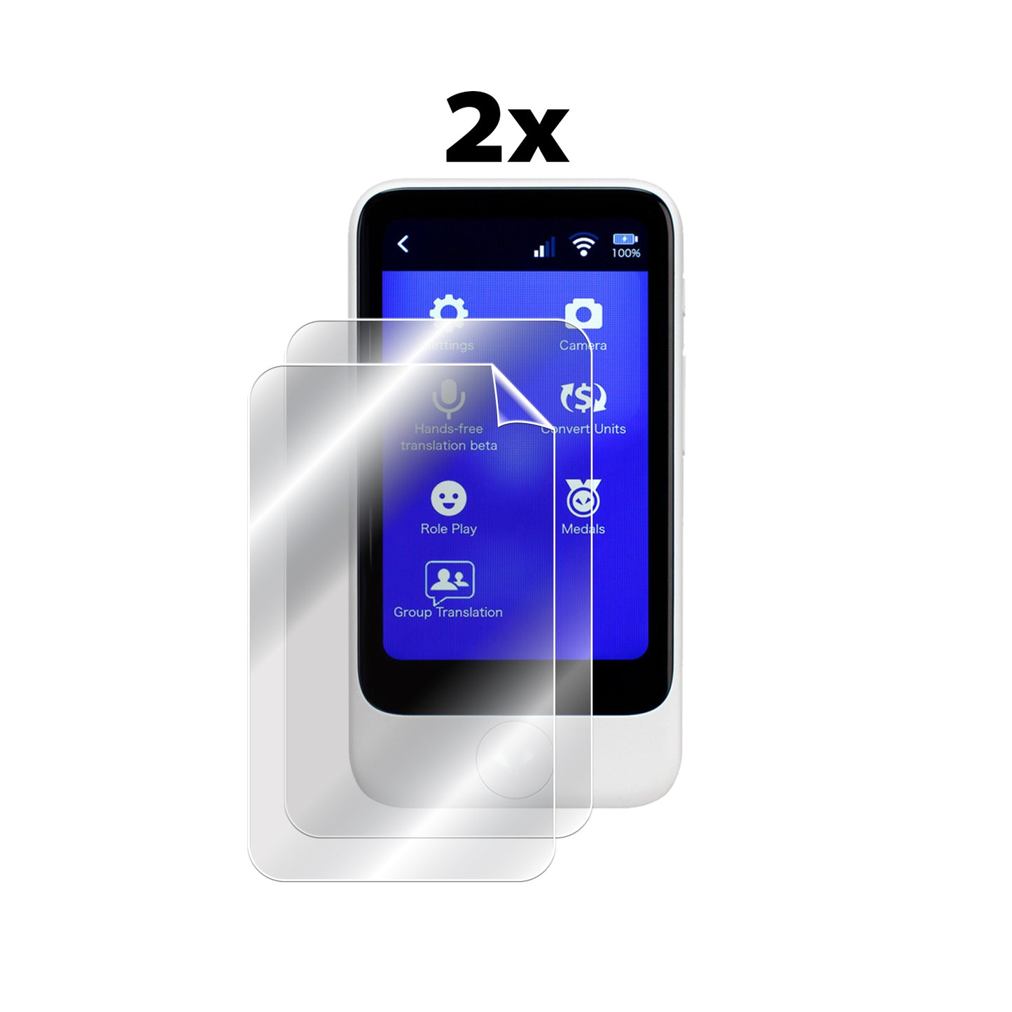 IPG Original for Pocketalk 2 Plus SCREEN Protector (Hydrogel) (2 Units)