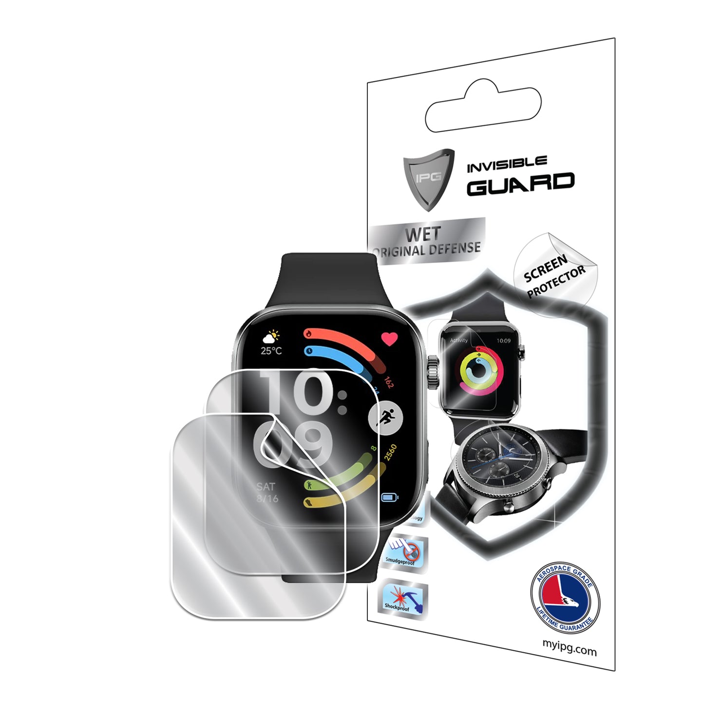 IPG Original for Xiaomi Redmi Watch 6 Smartwatch SCREEN Protector (2 Units) (Hydrogel)