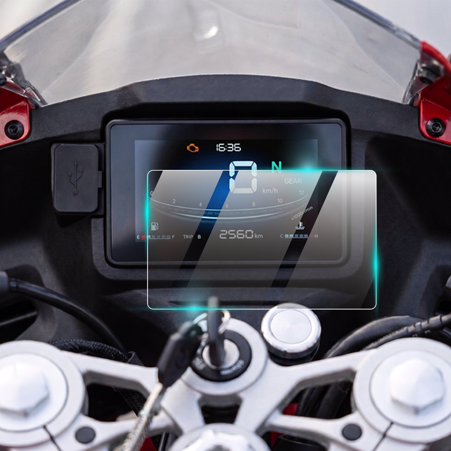 IPG ProActive for RKS Srk 125 / 400 RR / 550 / Reale 125 2024 Motorcycle Speedometer Display SCREEN Protector