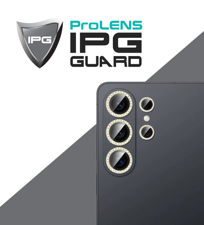 IPG ProLens Samsung Galaxy S25 Plus için Elmas - Taşlı Kamera Lens Koruyucu (4 Farklı Renk Seçeneğiyle)