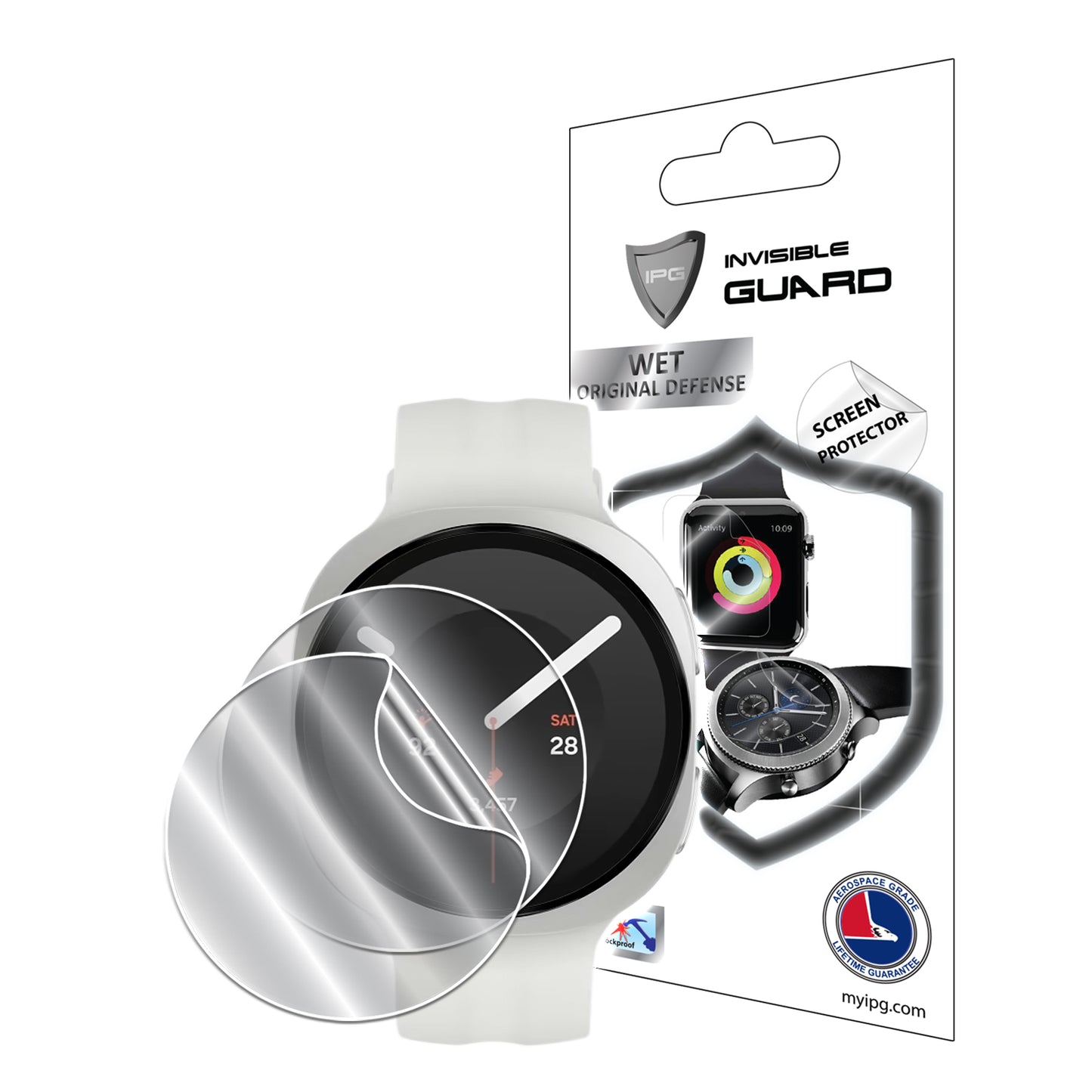 IPG Original for Samsung Galaxy Watch 9 (40mm-44mm) Smartwatch SCREEN Protector (2 Units) (Hydrogel)
