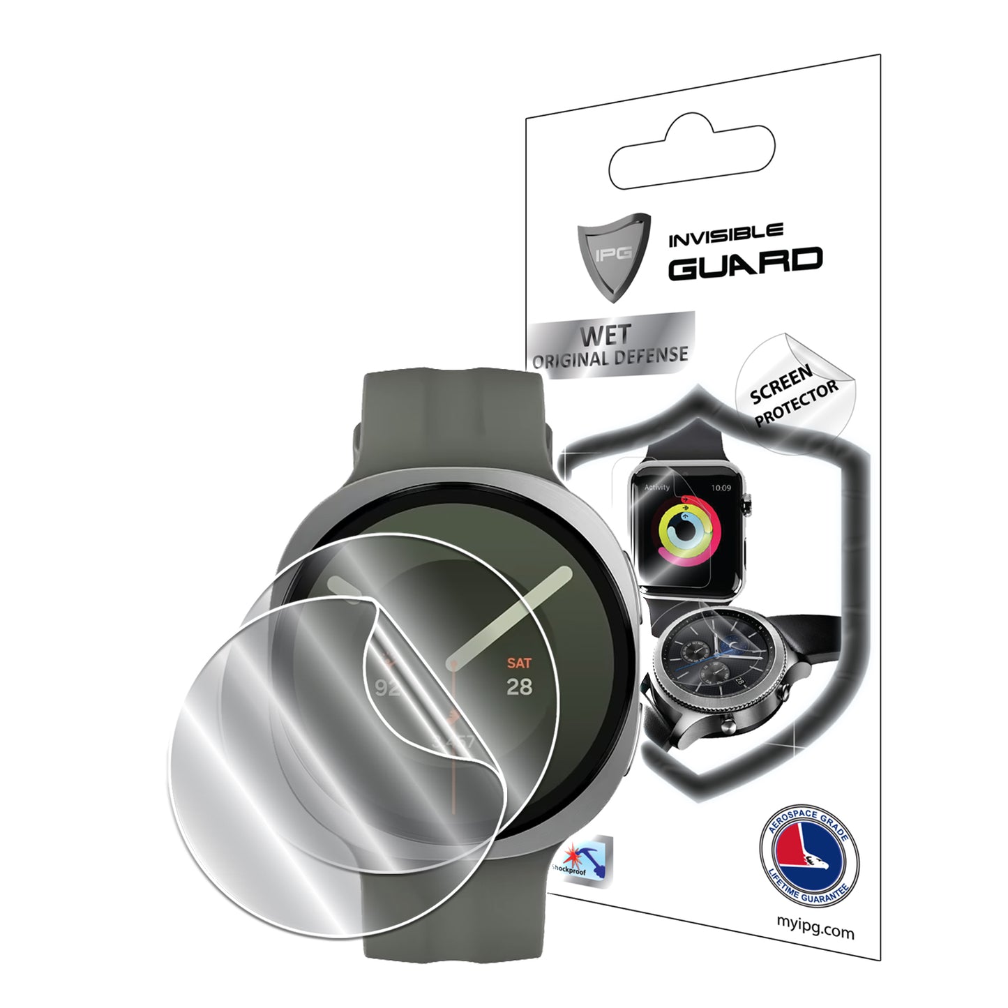 IPG Original for Samsung Galaxy Watch 9 (40mm-44mm) Smartwatch SCREEN Protector (2 Units) (Hydrogel)