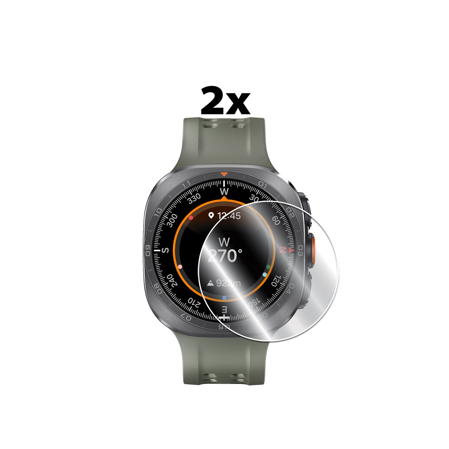 Samsung Galaxy Watch Ultra2 Akıllı Saat için IPG Orijinal Ekran Koruyucu (2 Adet) (Hidrojel)