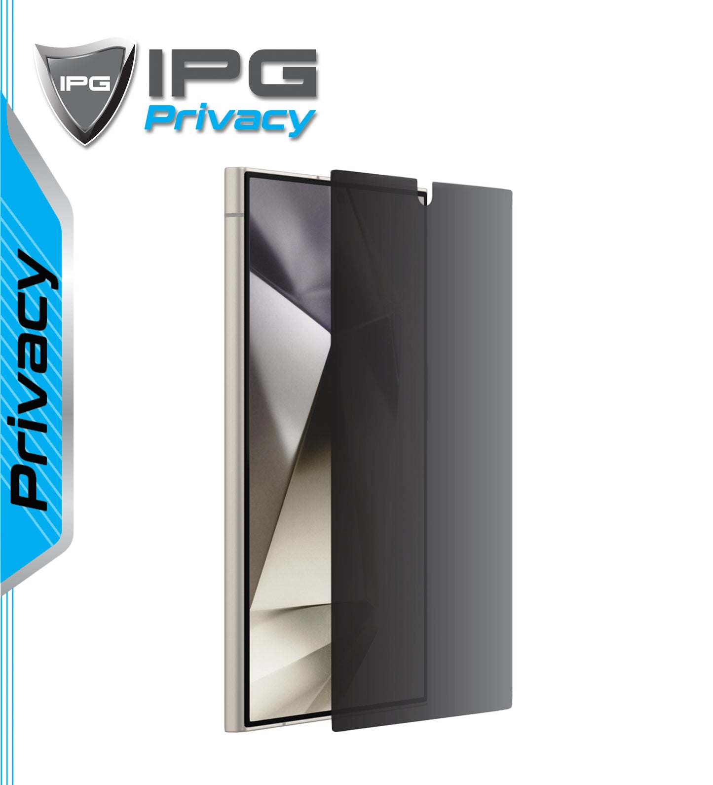 Samsung Galaxy S24 Ultra Ekranı için IPG Privacy Hayalet Ekran Koruyucu 