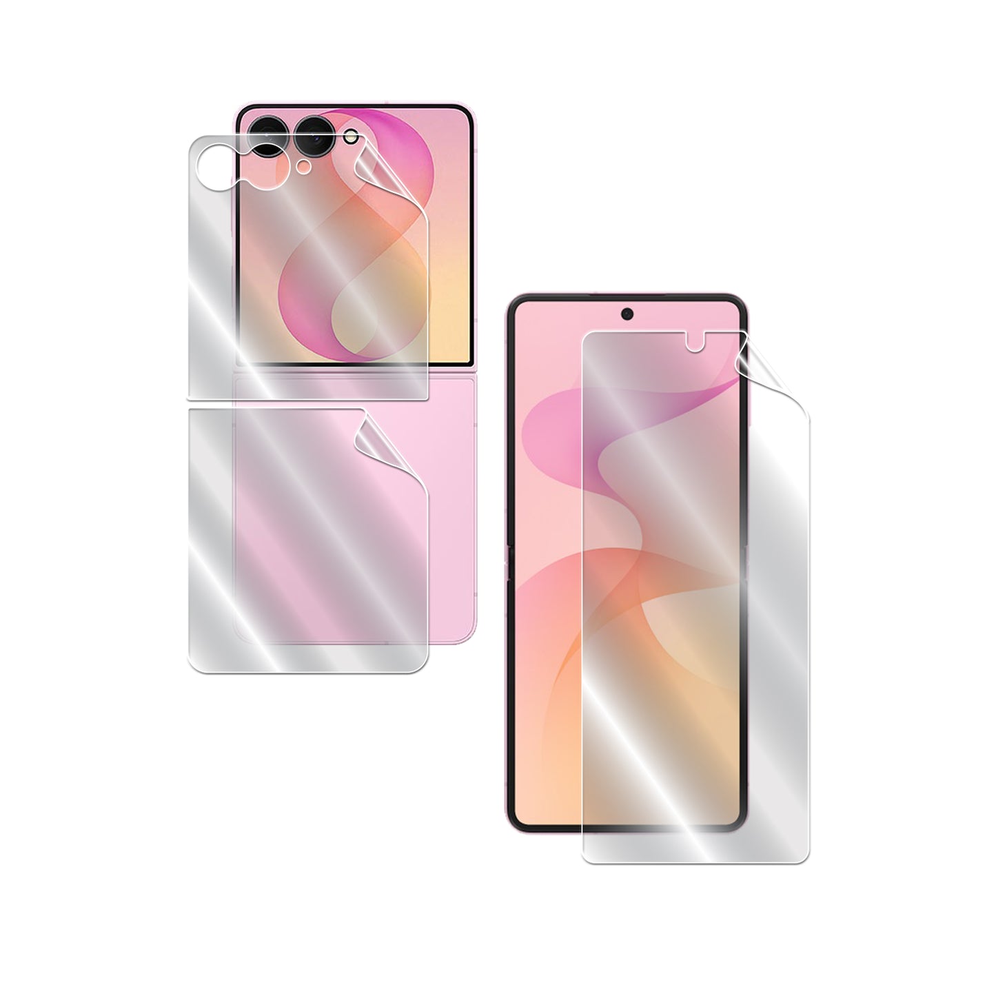 IPG Original for Samsung Galaxy Z Flip 8 (Internal - External Screen) FULL BODY Protector (Hydrogel)