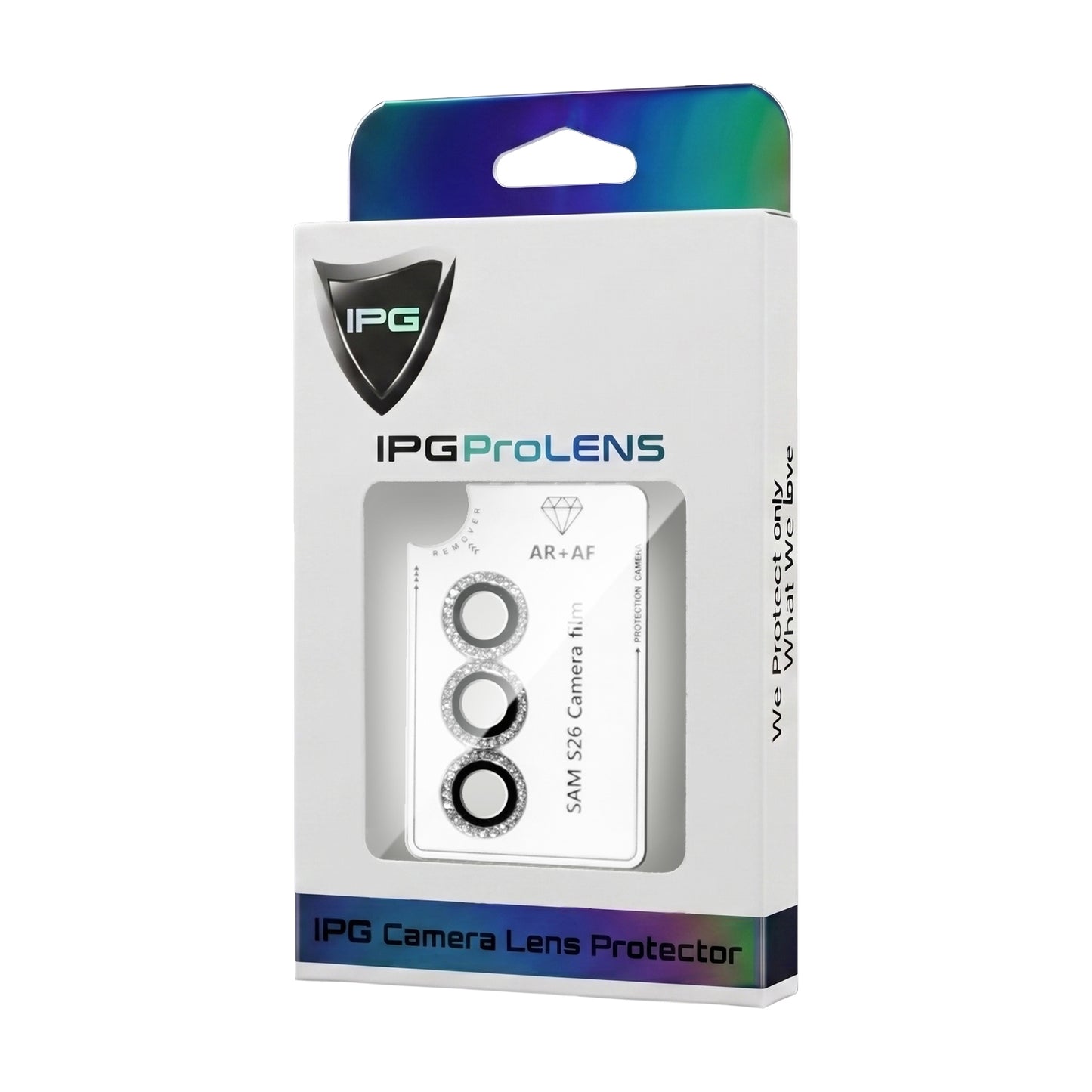 IPG ProLens for Samsung Galaxy S26 - S26 Plus DIAMOND FRAME CAMERA LENS Protector (2 Color Options)