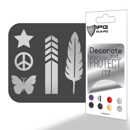 Gece Sürüşü için Yansıtıcı Özellikli Sticker Set Scooter, Bisiklet, Kask, Motosiklet, Araba, Dorse, Karavan için IPG Dekoratif Koruyucu Kaplama Sticker / Erkek ve Kız (5'li set)