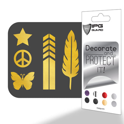 Gece Sürüşü için Yansıtıcı Özellikli Sticker Set Scooter, Bisiklet, Kask, Motosiklet, Araba, Dorse, Karavan için IPG Dekoratif Koruyucu Kaplama Sticker / Erkek ve Kız (5'li set)
