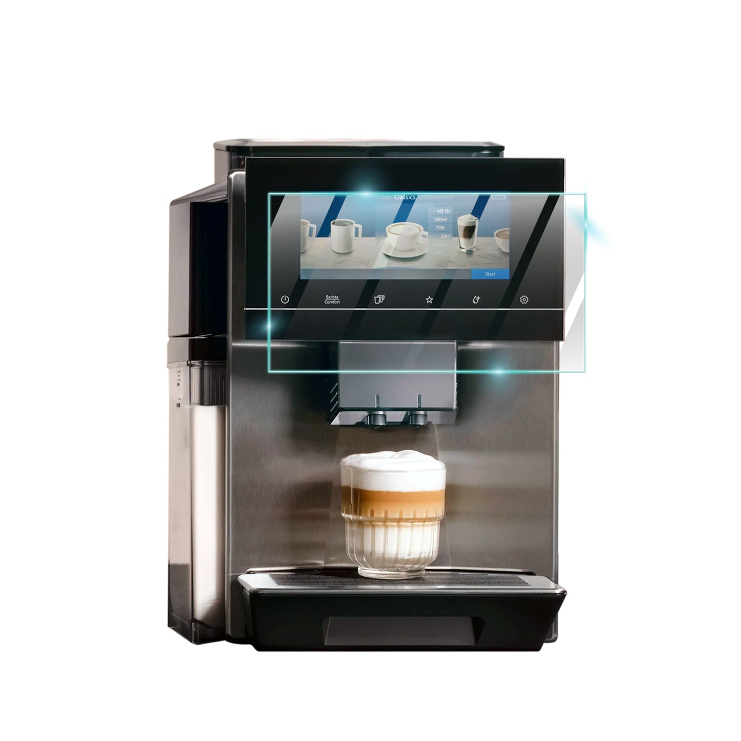 Siemens EQ900 Çekirdek Kahve Makinesi için 9H Nano IPG ProActive Ekran Koruyucu