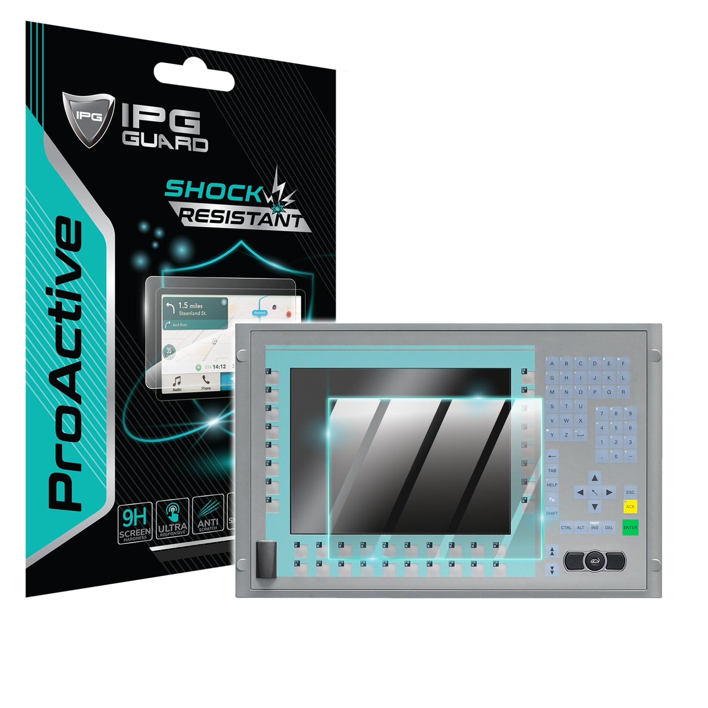 IPG ProActive for Siemens Simatic HMI IPC477C Key Panel 15" Inch Screen Protector