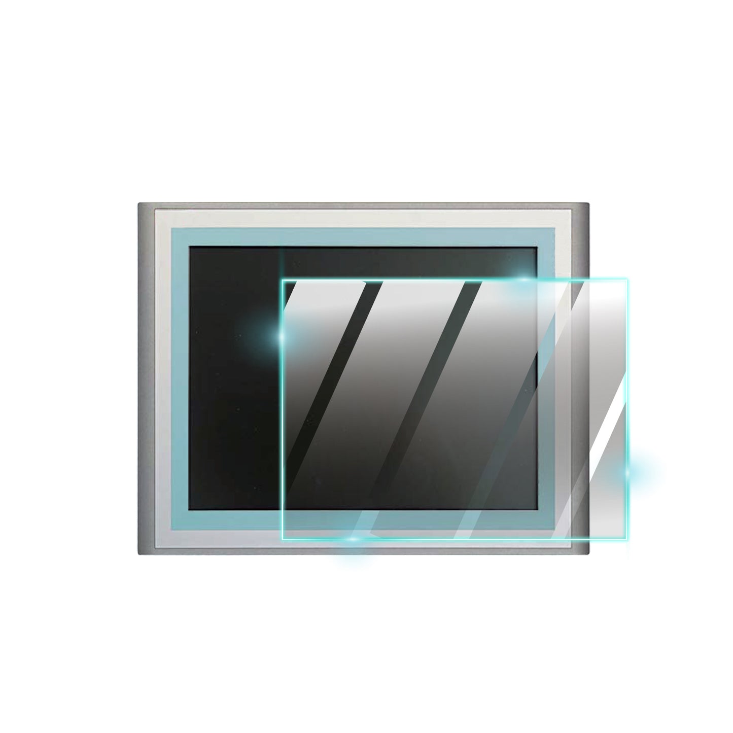 Siemens Simatic HMI IPC477C Touch PRO Screen 15" İnç için 9H Nano IPG ProActive Ekran Koruyucu