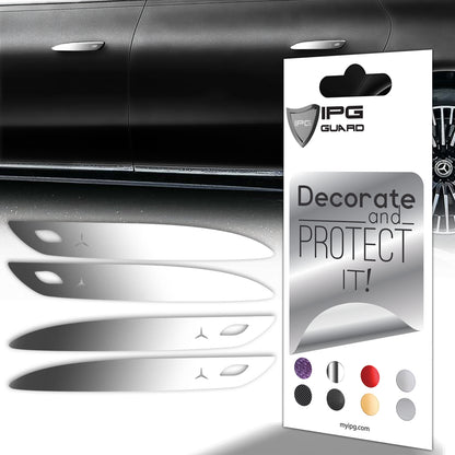 IPG Decorative for Mercedes EQS/EQE/CLA-S Class/E-Class Door Handle Kit Decal Sticker Wrap Kit