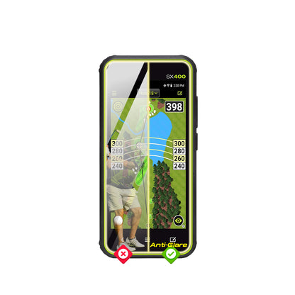 IPG Anti-Glare for Skycaddie SX400 Handheld Golf GPS ANTI-GLARE SCREEN Protector (2 Units)