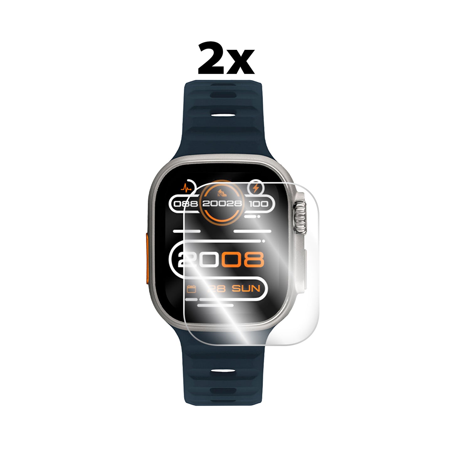 Slazenger SL.09.2223.5.03 Unisex Akıllı Saat için IPG Orijinal Ekran Koruyucu (2 Adet) (Hidrojel)