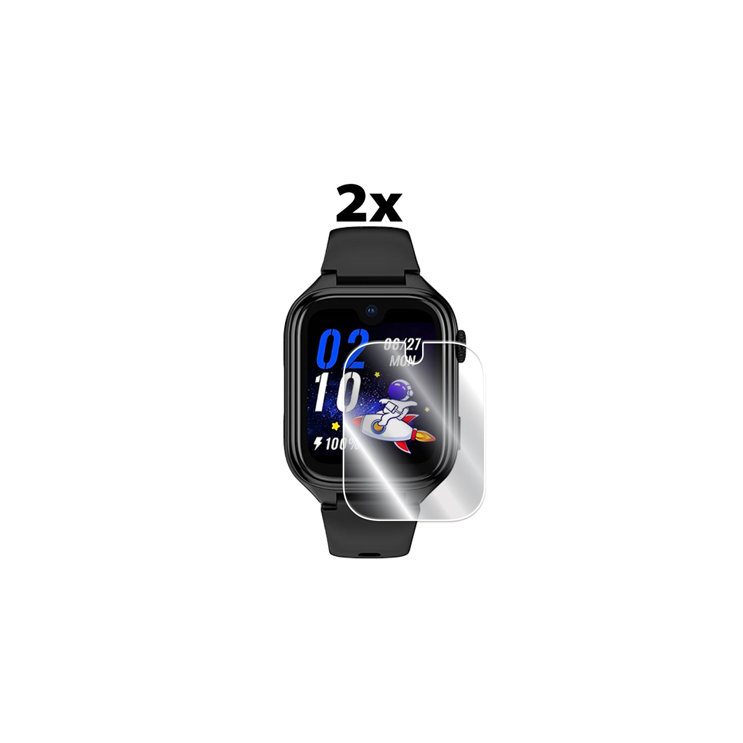 Slazenger SL.09.2563.5 Tiger Kids Prime Akıllı Saat için IPG Orijinal Ekran Koruyucu (2 Adet) (Hidrojel)