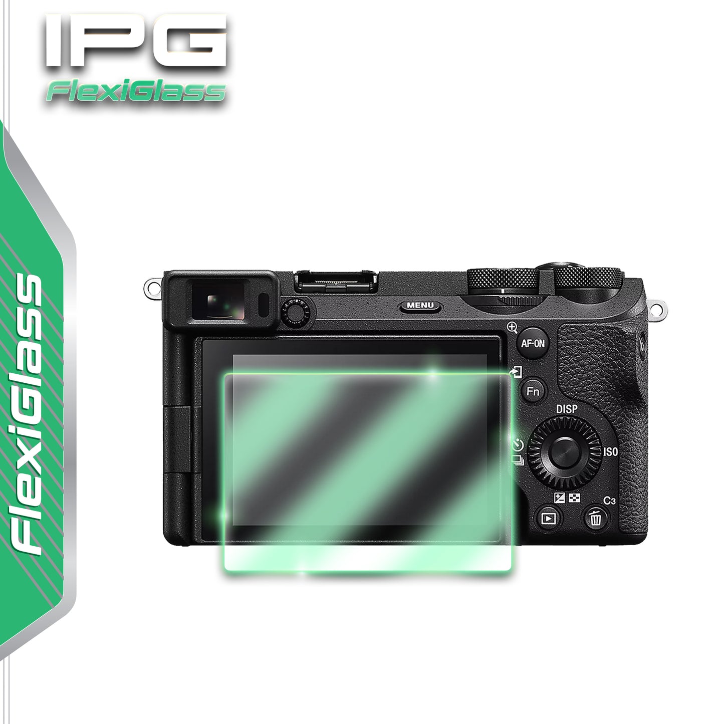 IPG FlexiGlass for Sony Alpha A6700 Digital Camera SCREEN Protector (2 Units)
