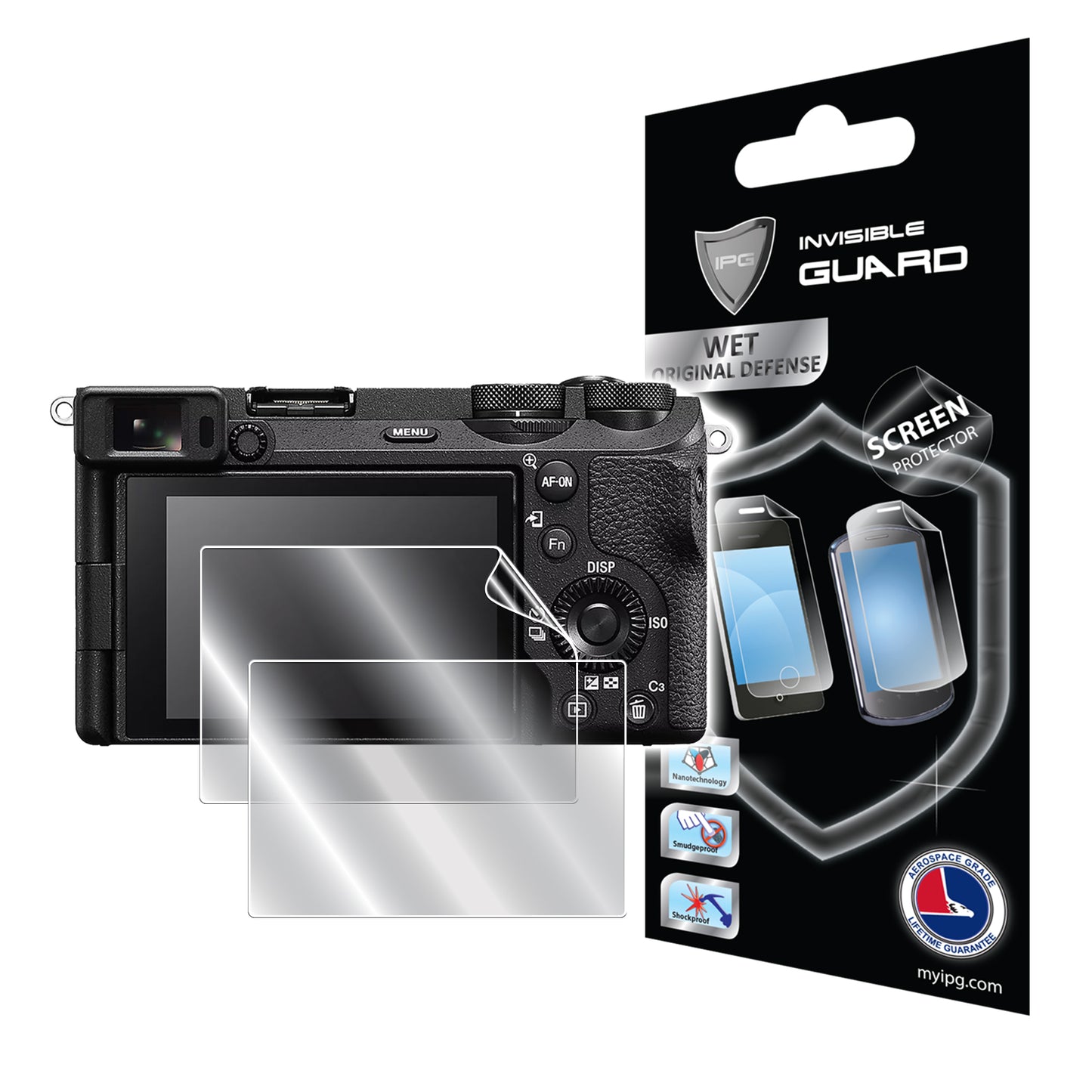 IPG Original for Sony Alpha A6700 Digital Camera SCREEN Protector (2 Units) (Hydrogel)
