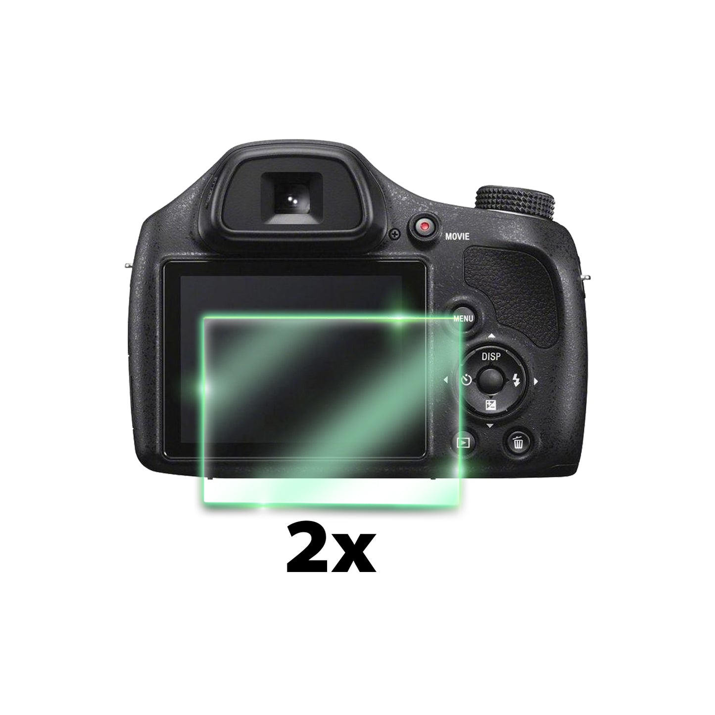 Sony DSC-H400 Dijital Kamera için IPG FlexiGlass Ekran Koruyucu (2 Adet) 