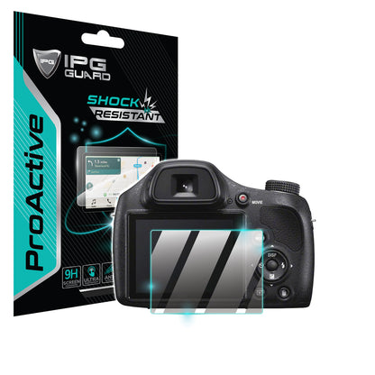 Sony DSC-H400 Kamera için IPG ProActive Ekran Koruyucu (2 Adet) 