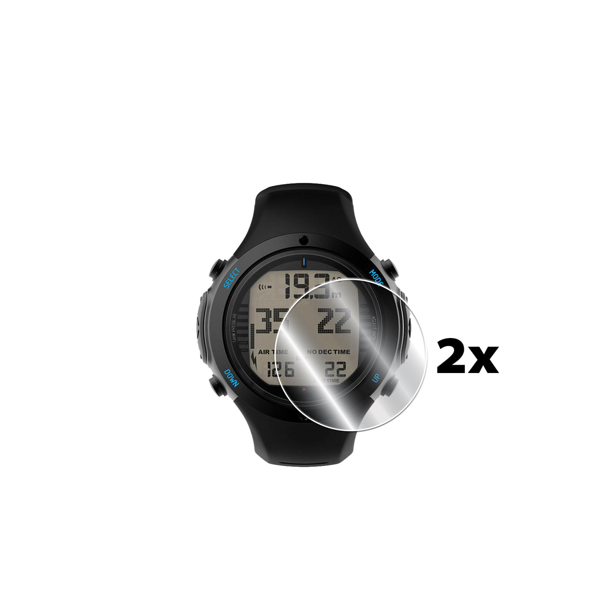 IPG Original for Suunto D6i Novo Watch SCREEN Protector (2 Units) (Hydrogel)