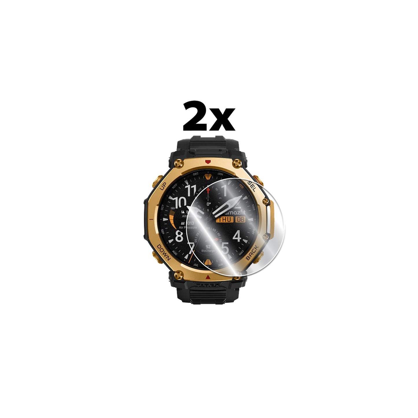 IPG Original for Amazfit T-Rex 3 Pro Smartwatch SCREEN Protector (2 Units) (Hydrogel)