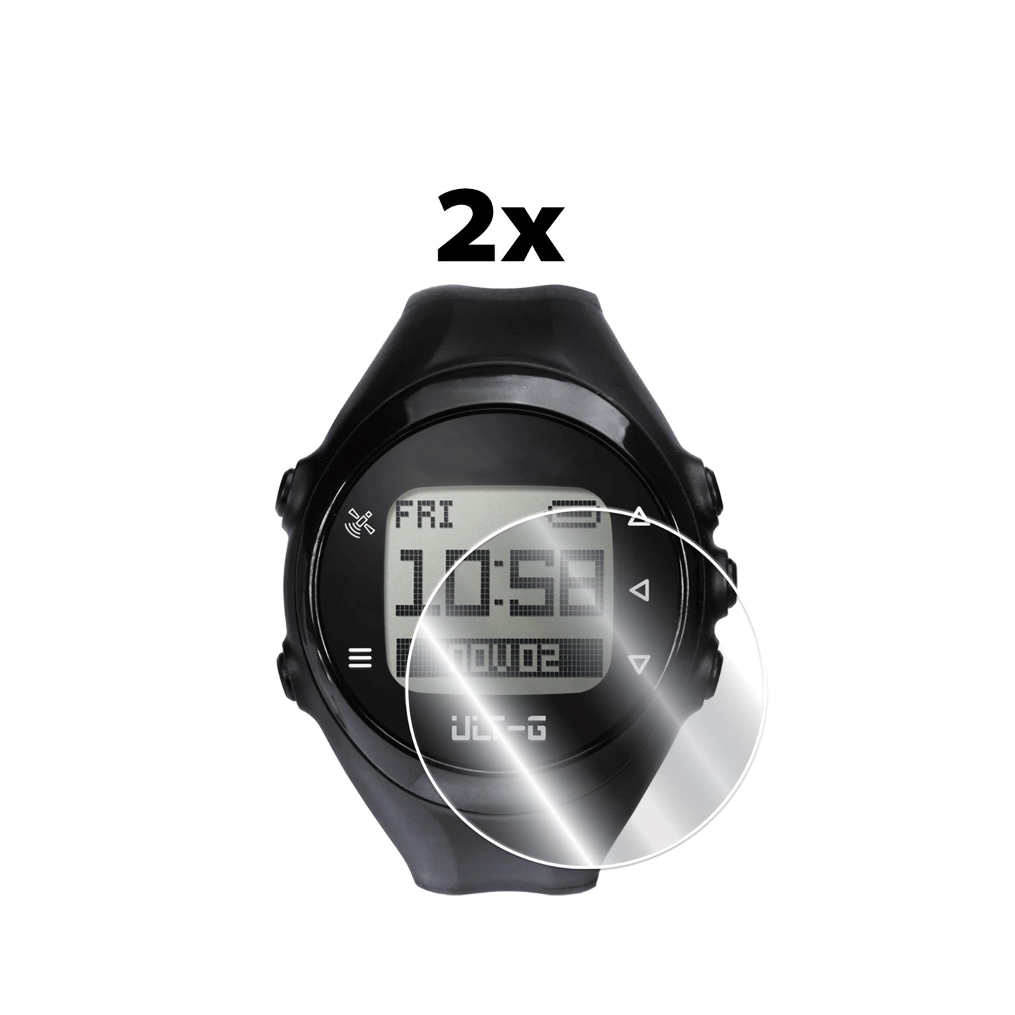 TecTecTec Ult-G Golf Akıllı Saat için IPG Orijinal Ekran Koruyucu (2 Adet) (Hidrojel)