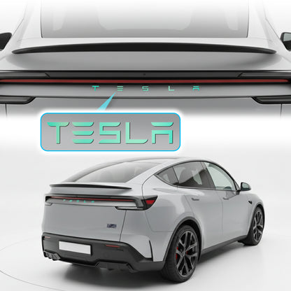 IPG Decorative for Tesla Model 3/Y/S/X/Performance Tailgate Letters Emblems (2 Units) Sticker Wrap Kit Decals Stickers Protector