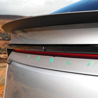 IPG Decorative for Tesla Model 3/Y/S/X/Performance Tailgate Letters Emblems (2 Units) Sticker Wrap Kit Decals Stickers Protector
