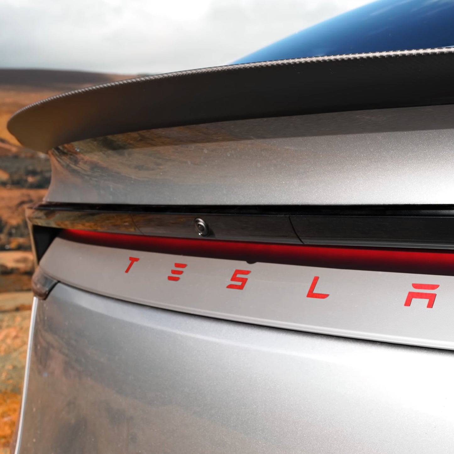 IPG Decorative for Tesla Model 3/Y/S/X/Performance Tailgate Letters Emblems (2 Units) Sticker Wrap Kit Decals Stickers Protector